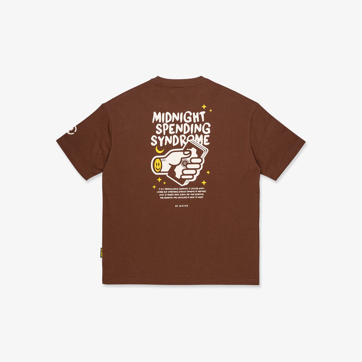 Money Taken Broad Tee - Walnut Brown