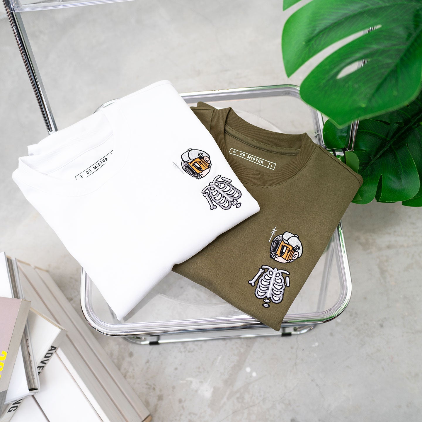 Nothing Matters Heavy Broad Tee - Olive Green
