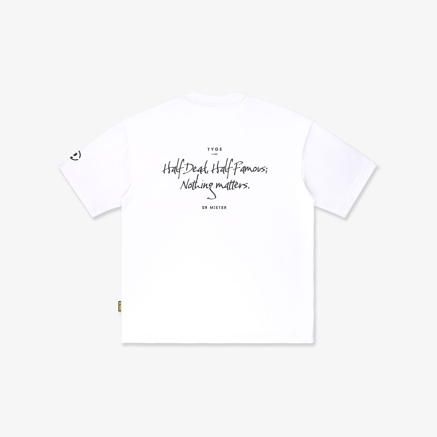 Nothing Matters Heavy Broad Tee - White