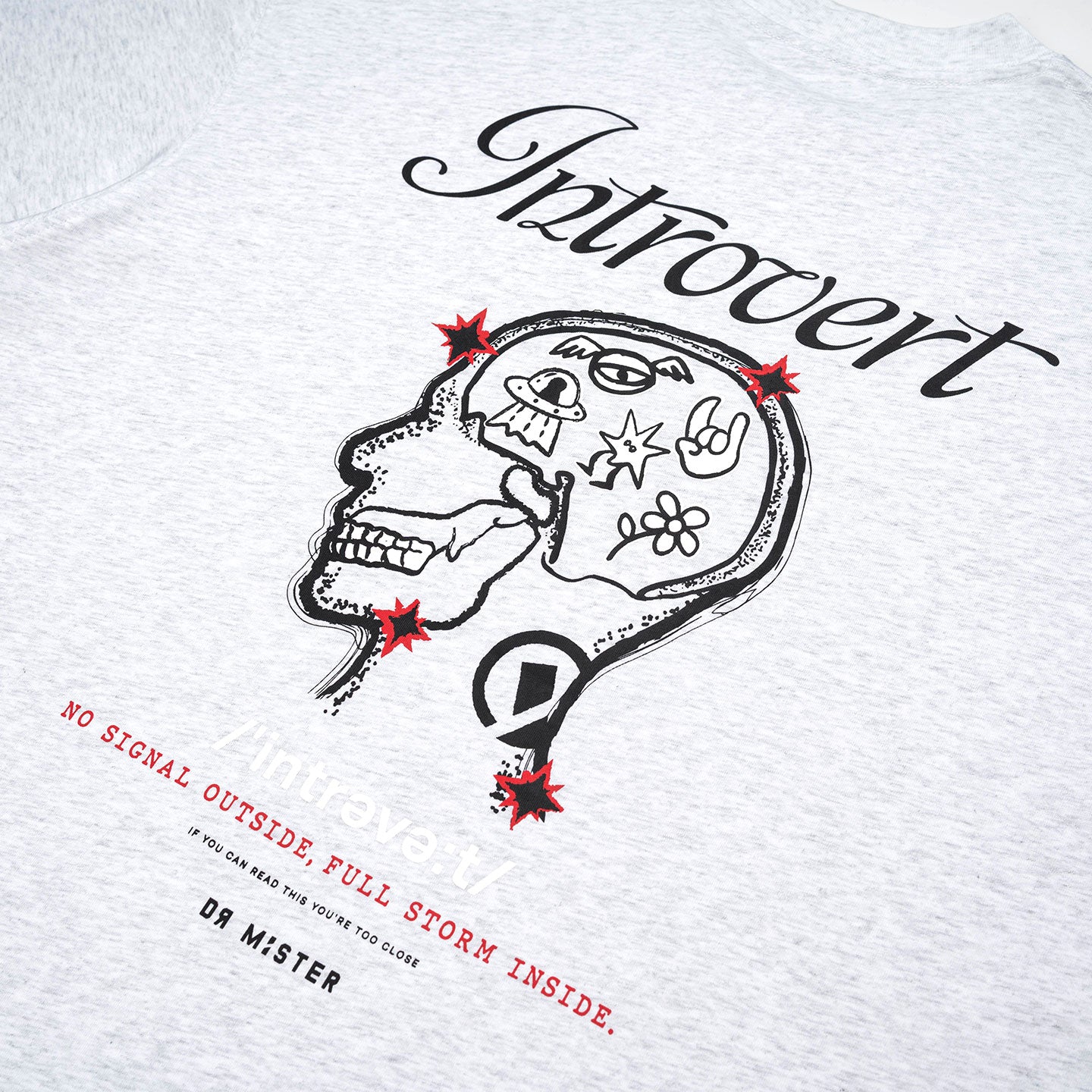 No Signal Tee - Slab Grey