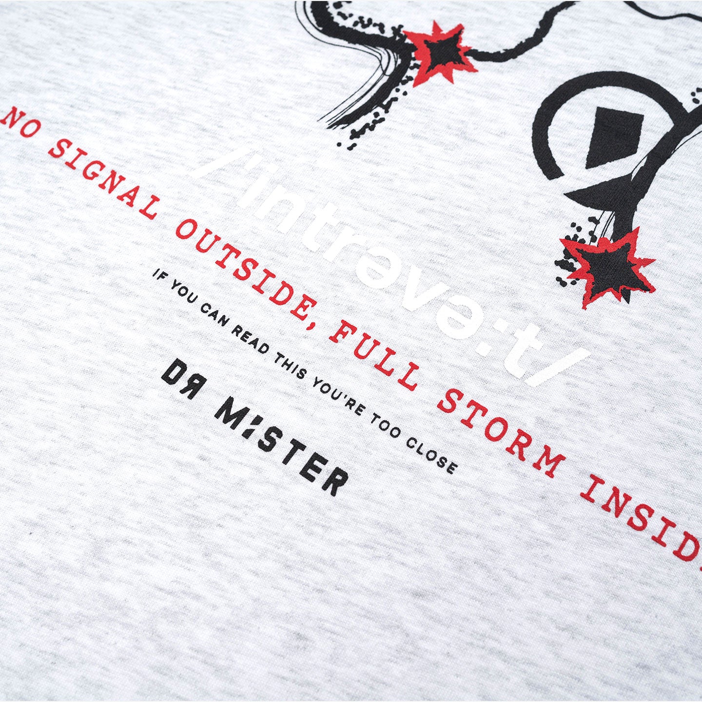 No Signal Tee - Slab Grey