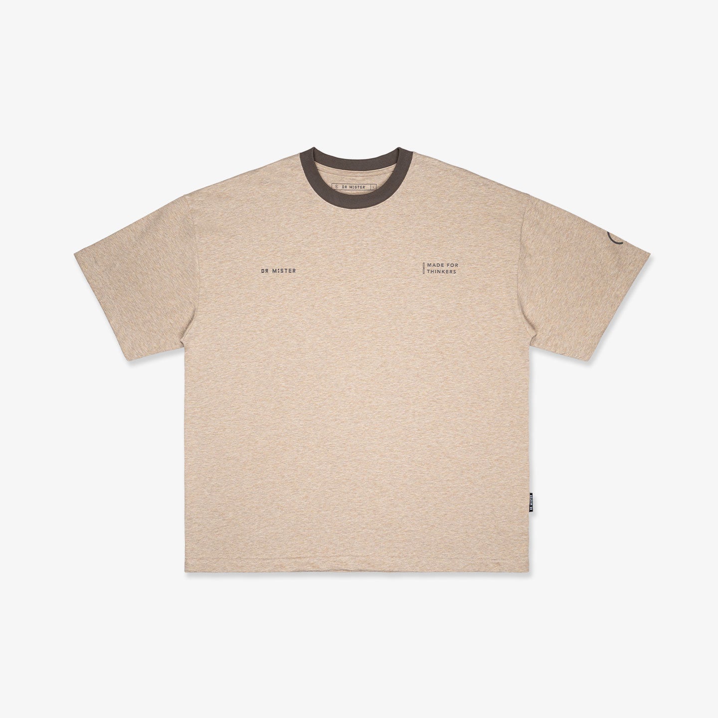 Outline Logo Tee - Melange Beige (Special)