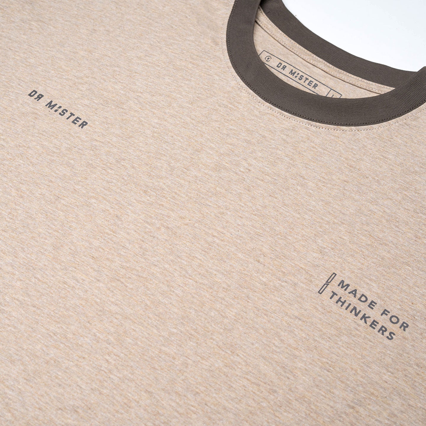 Outline Logo Tee - Melange Beige (Special)