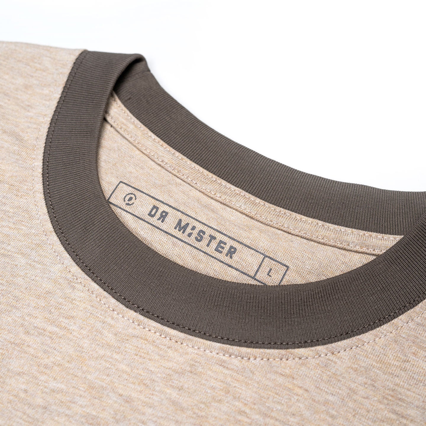 Outline Logo Tee - Melange Beige (Special)