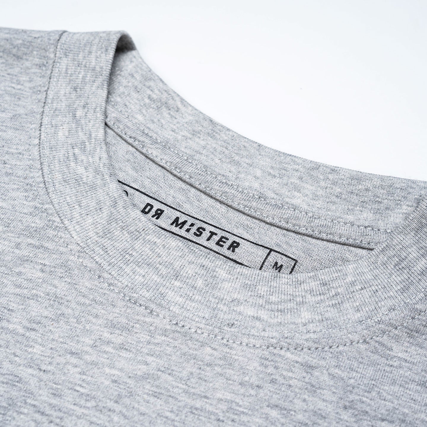 Outline Logo Tee - Melange Grey
