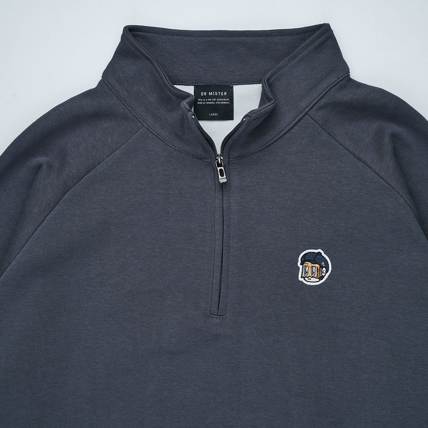 Primitive Half Zip Sweatshirt - Grey