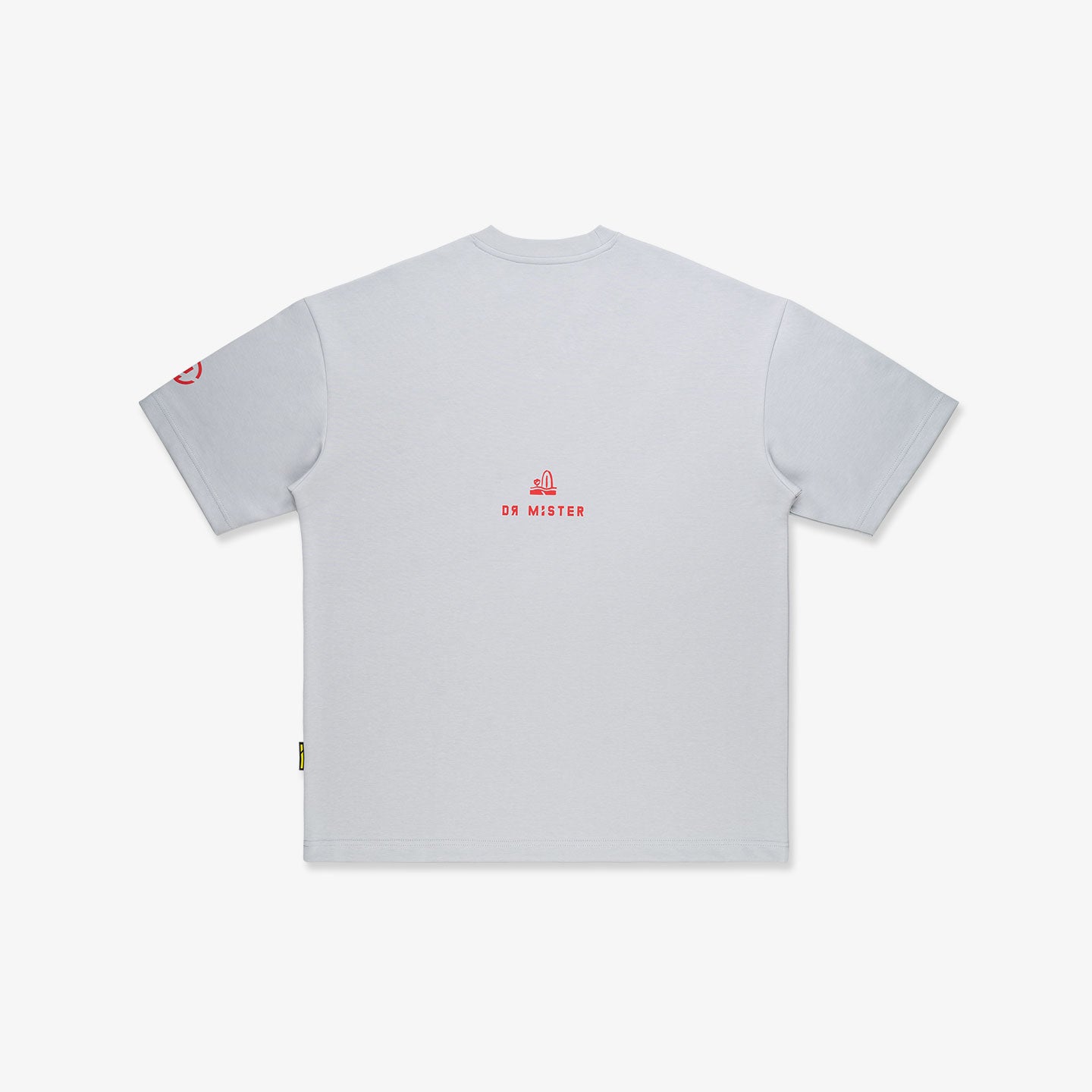 SkullWave Broad Tee - Light Grey