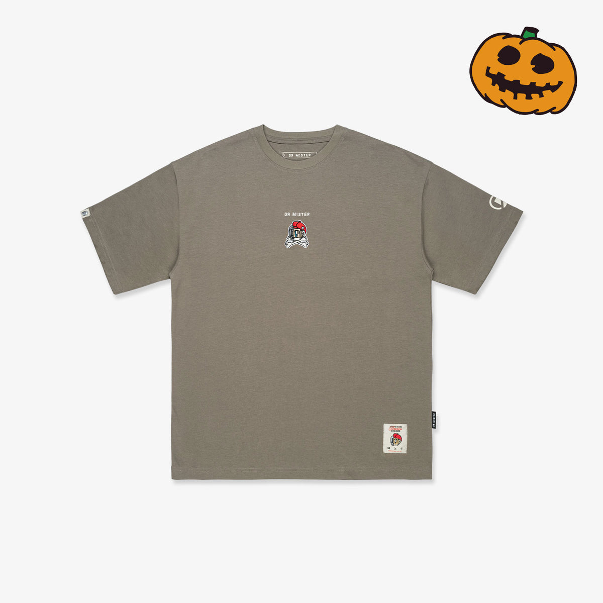 HDHF Skullmark Broad Tee - Pale Brown