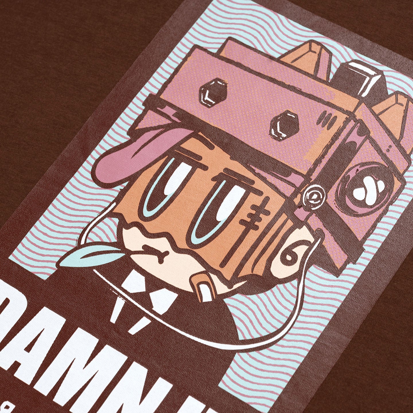 Tough Life Tee- Walnut Brown