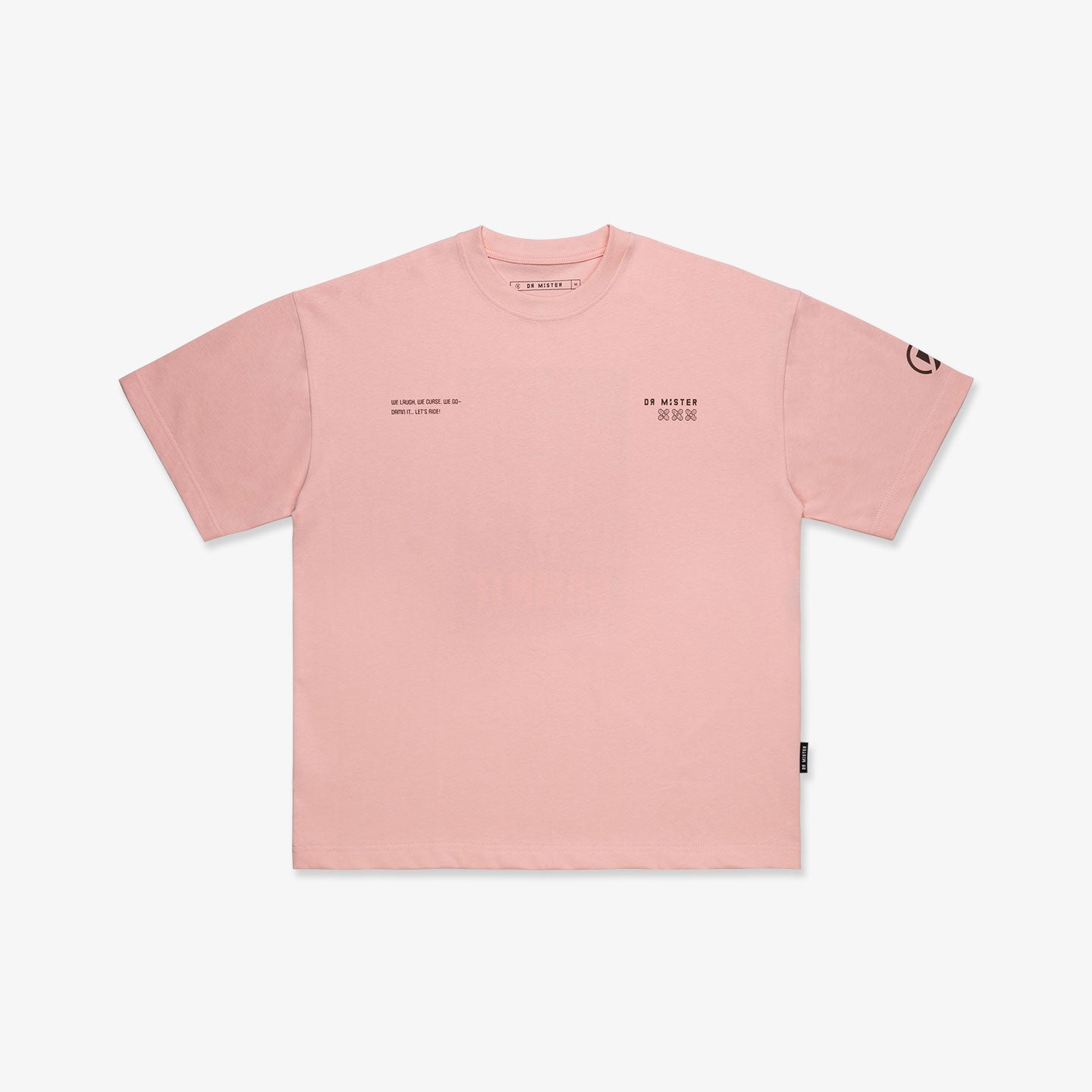 Tough Life Tee- Beige Pink