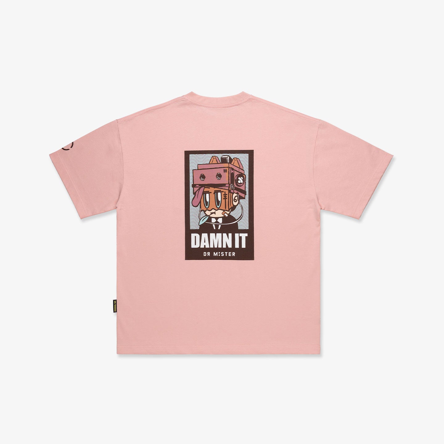 Tough Life Tee- Beige Pink