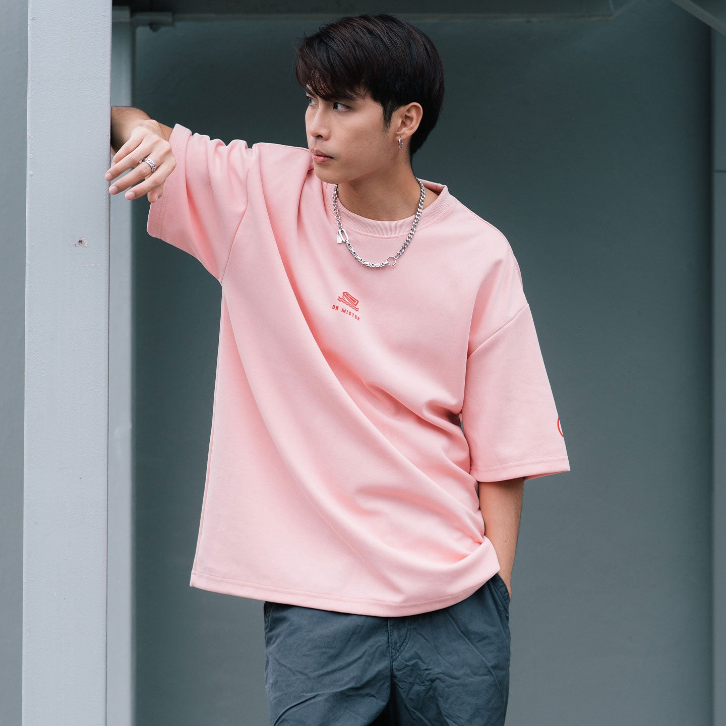 Tragic Romance Broad Tee - Beige Pink