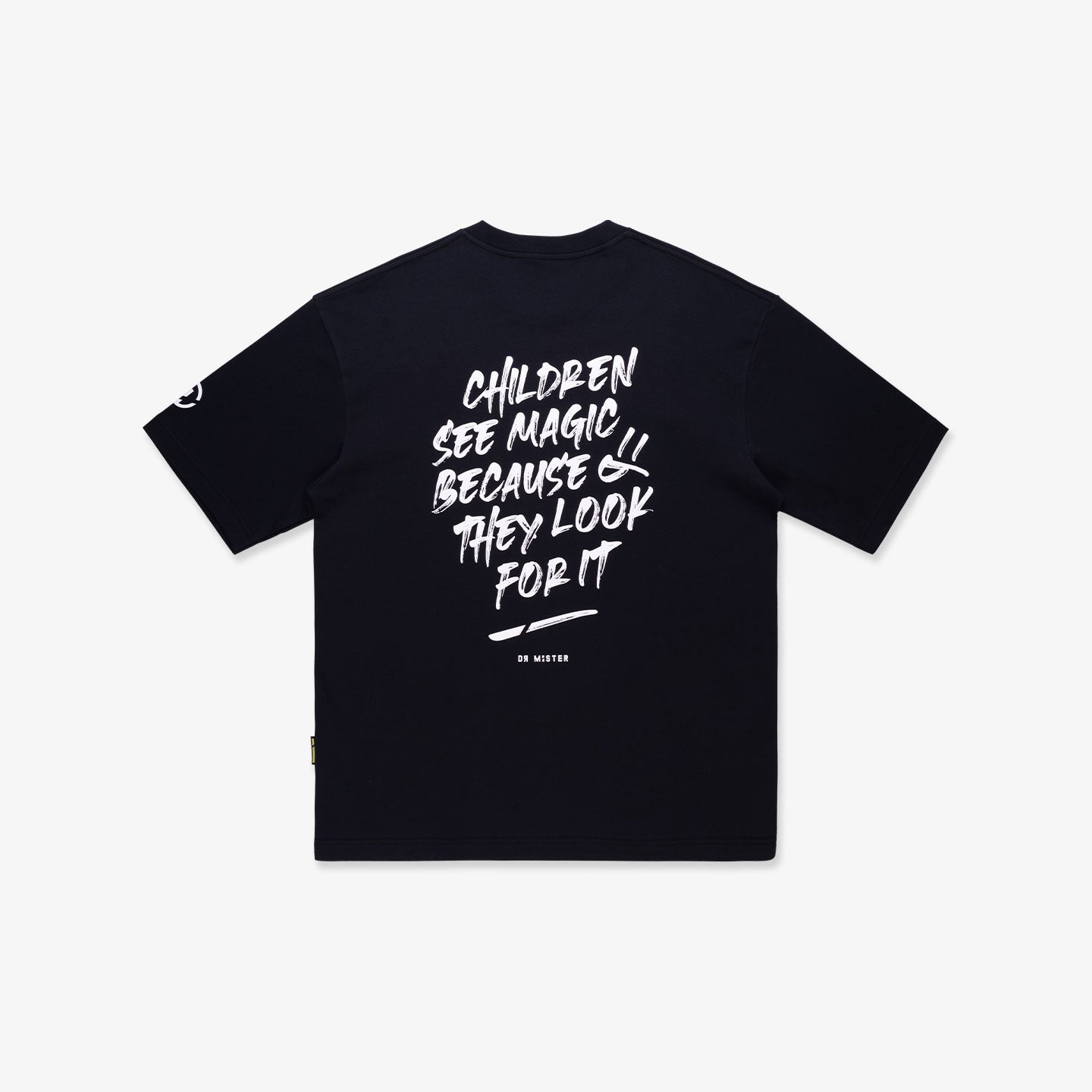 Twotone Dino Oversized Tee - Black