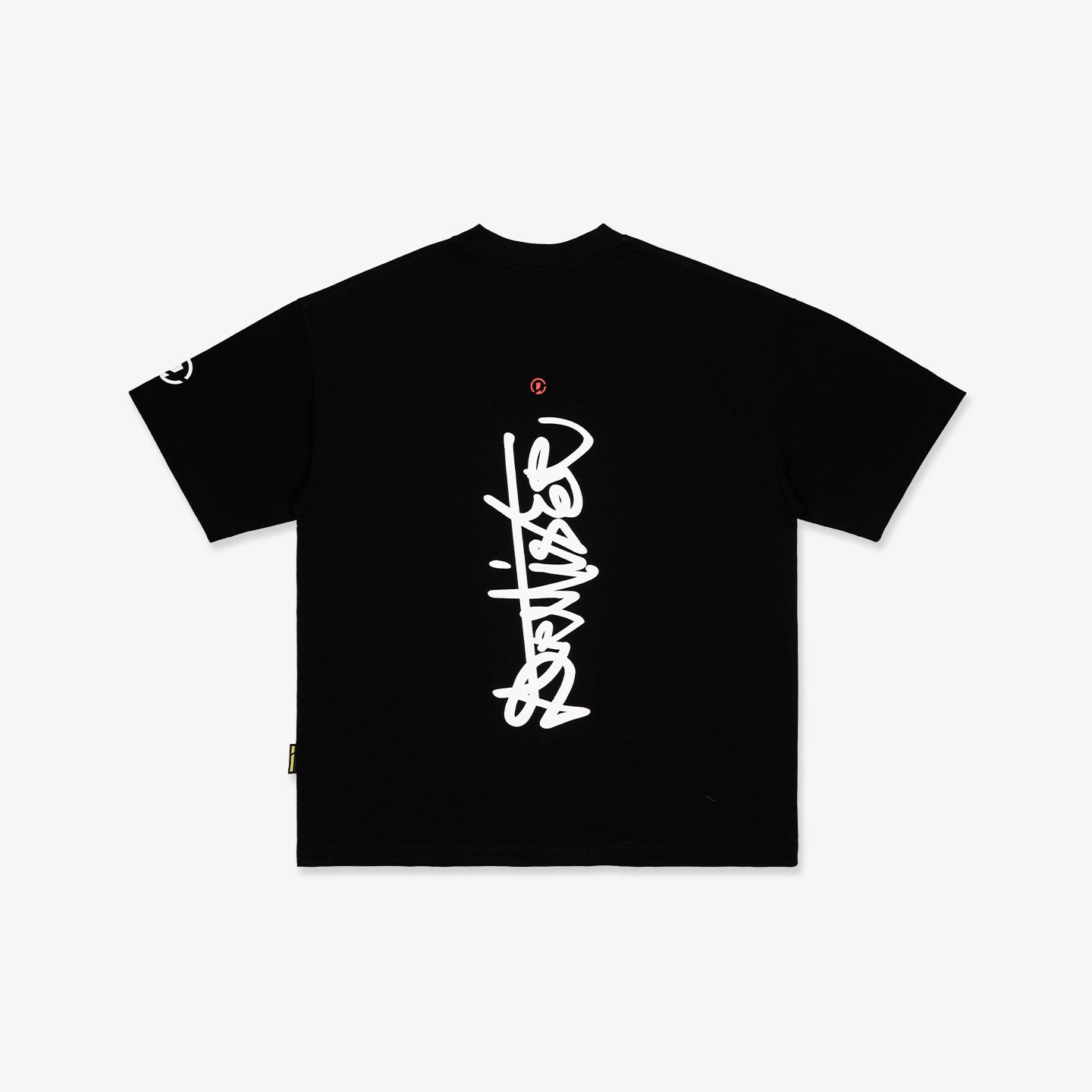 Vertical Signature Logo Tee - Black