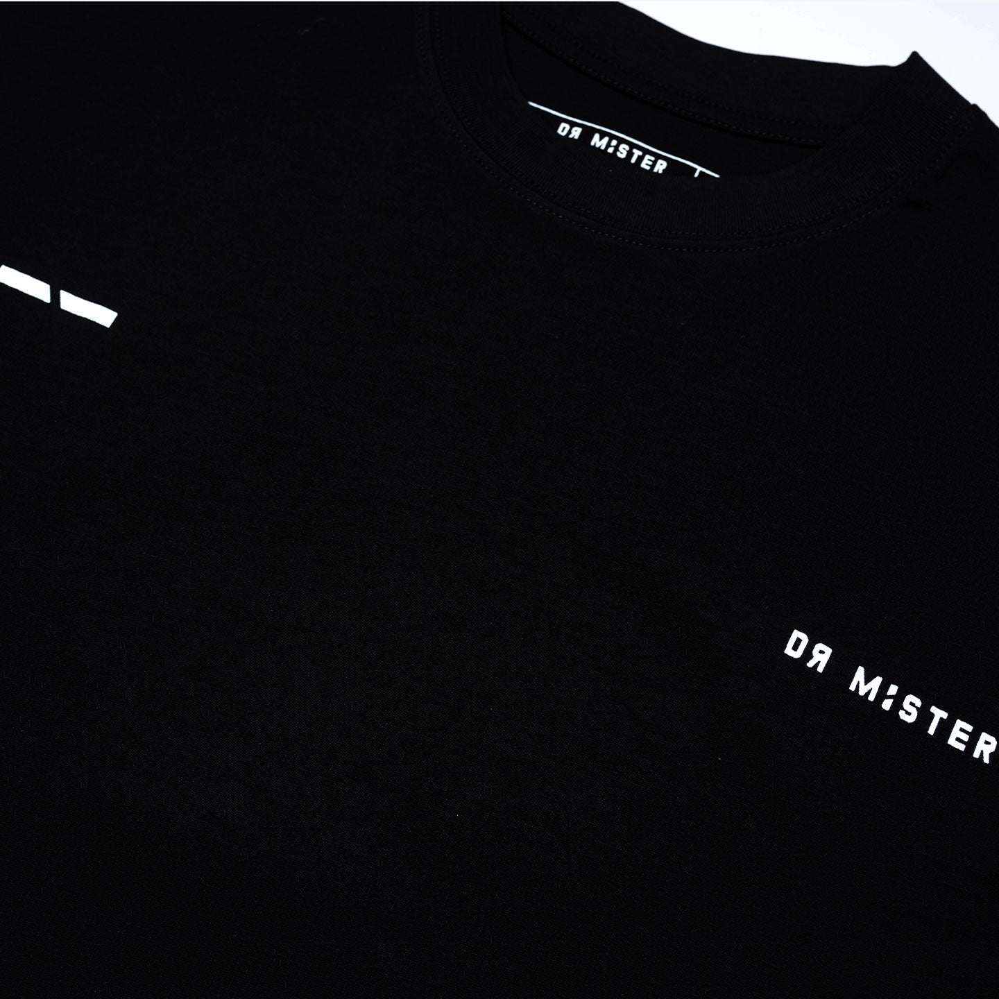 Vertical Signature Logo Tee - Black