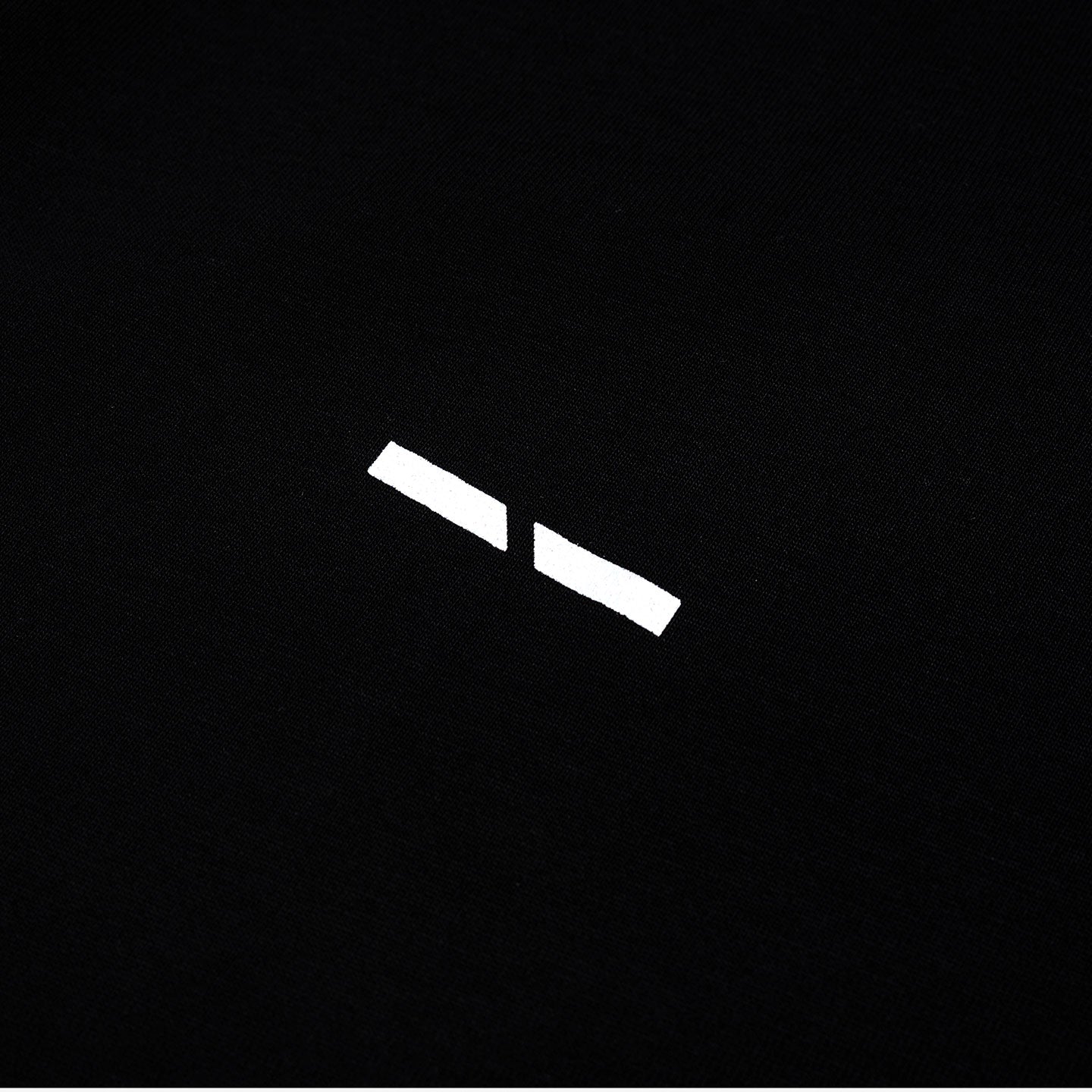 Vertical Signature Logo Tee - Black