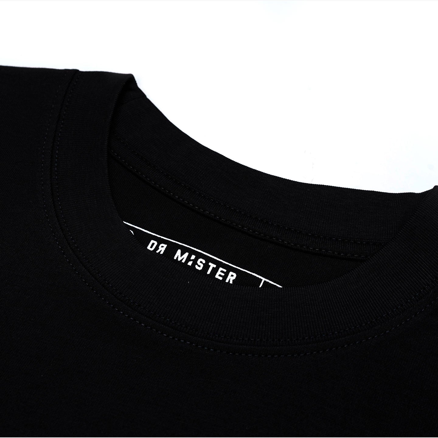 Vertical Signature Logo Tee - Black