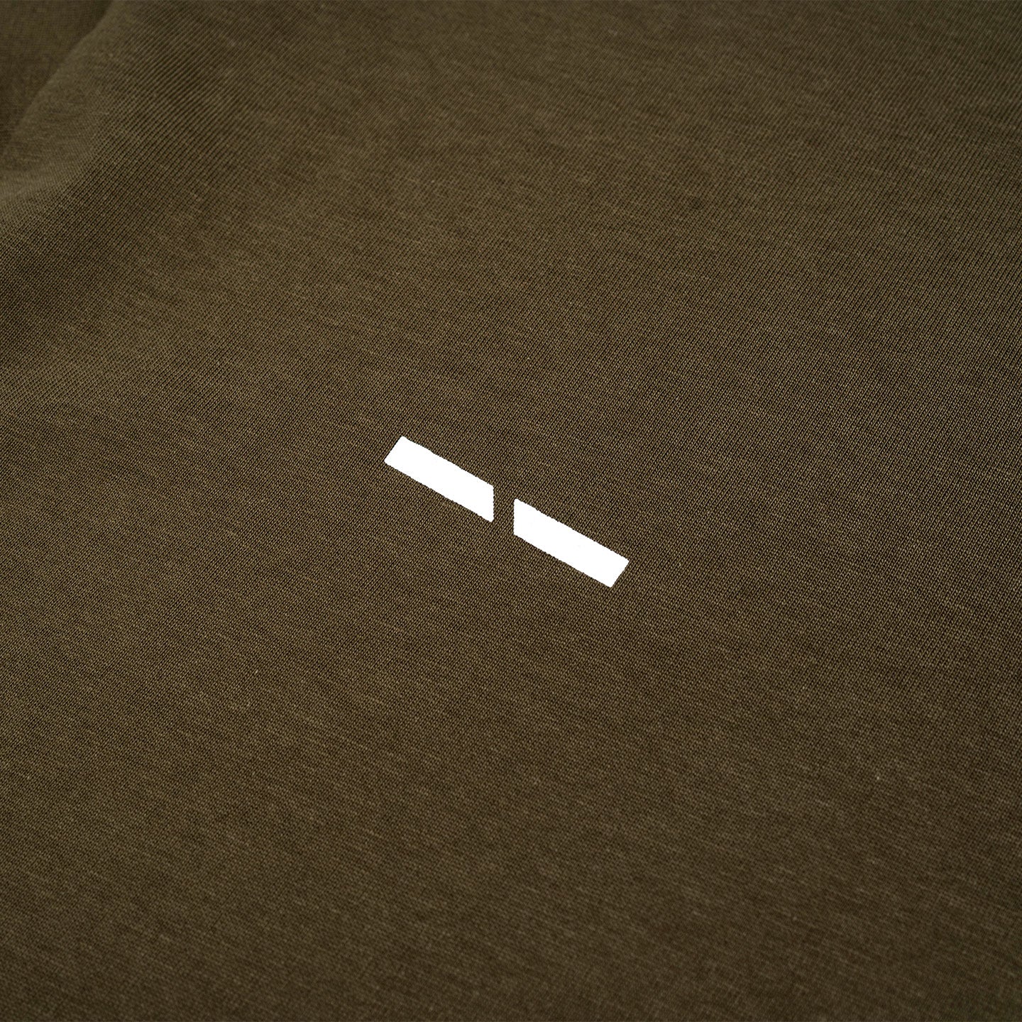 Vertical Signature Logo Tee - Olive Green