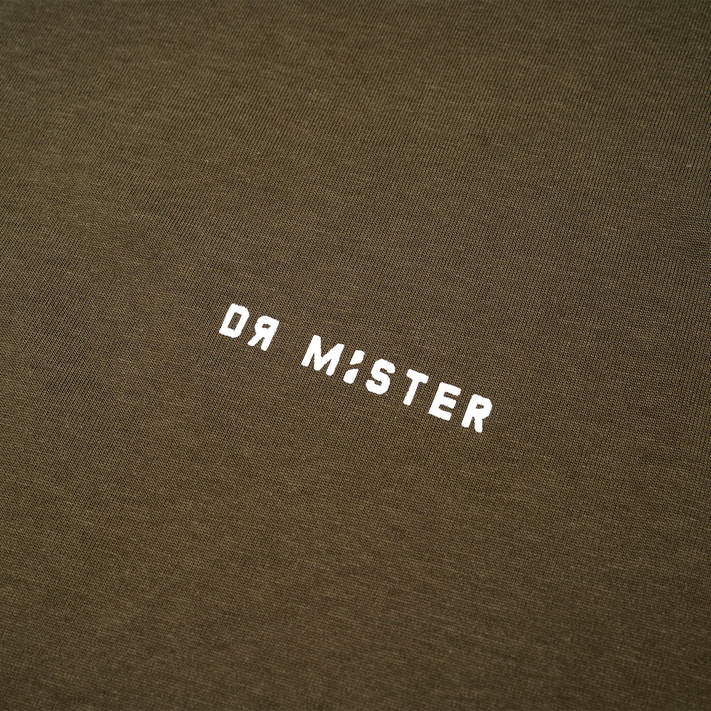 Vertical Signature Logo Tee - Olive Green