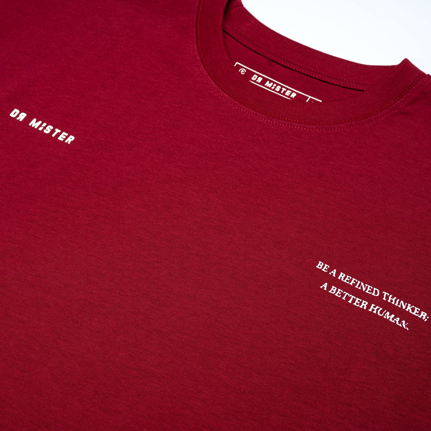 Walking Cycle Tee - Wine Red
