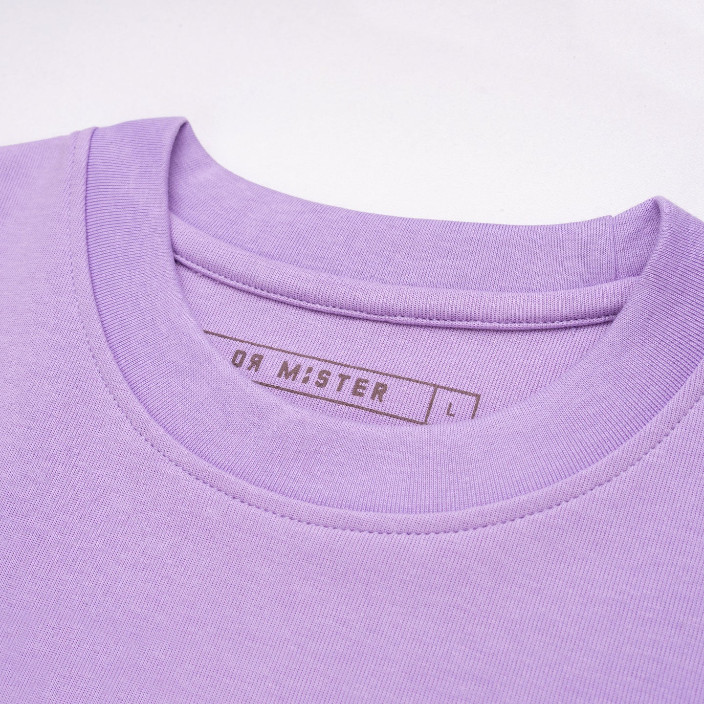 Wooden Dino Broad Tee - Lavender Purple