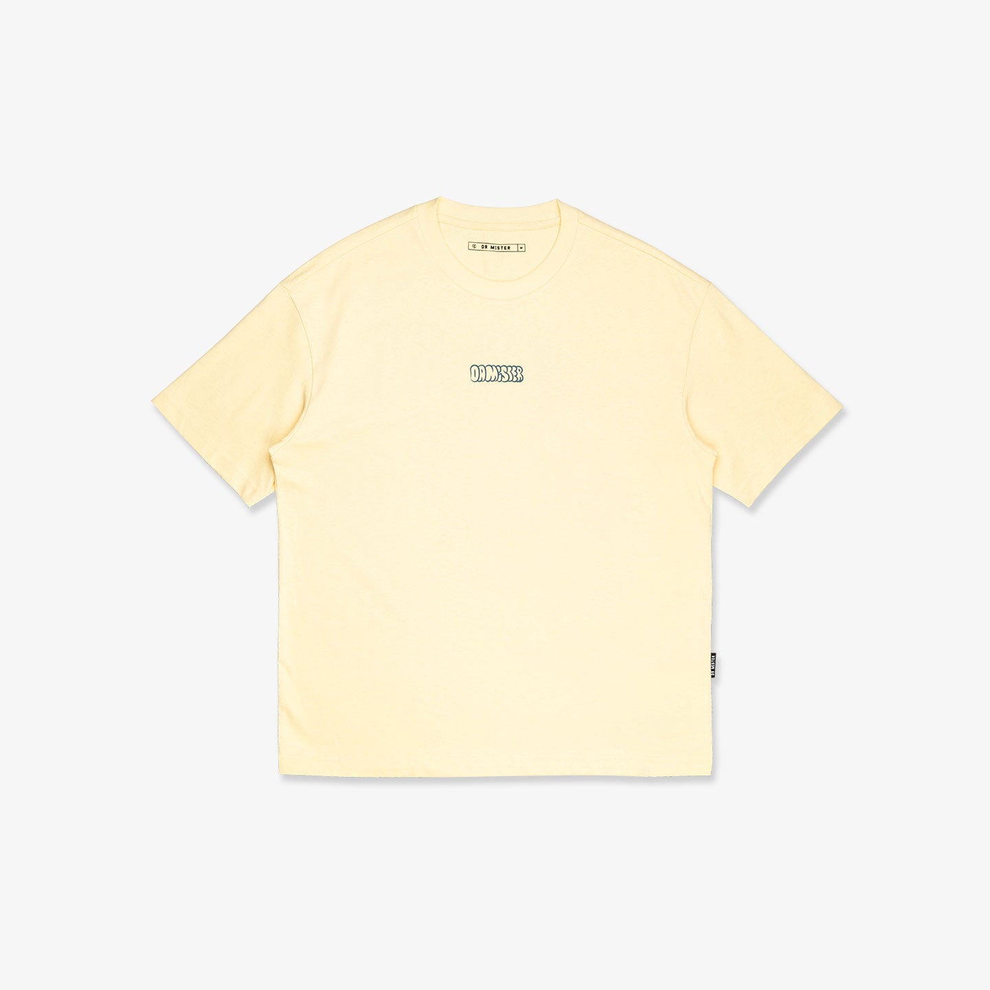 Blown Logo Broad Tee - Cream Yellow