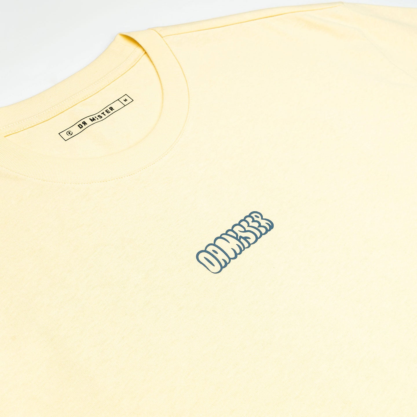 Blown Logo Broad Tee - Cream Yellow