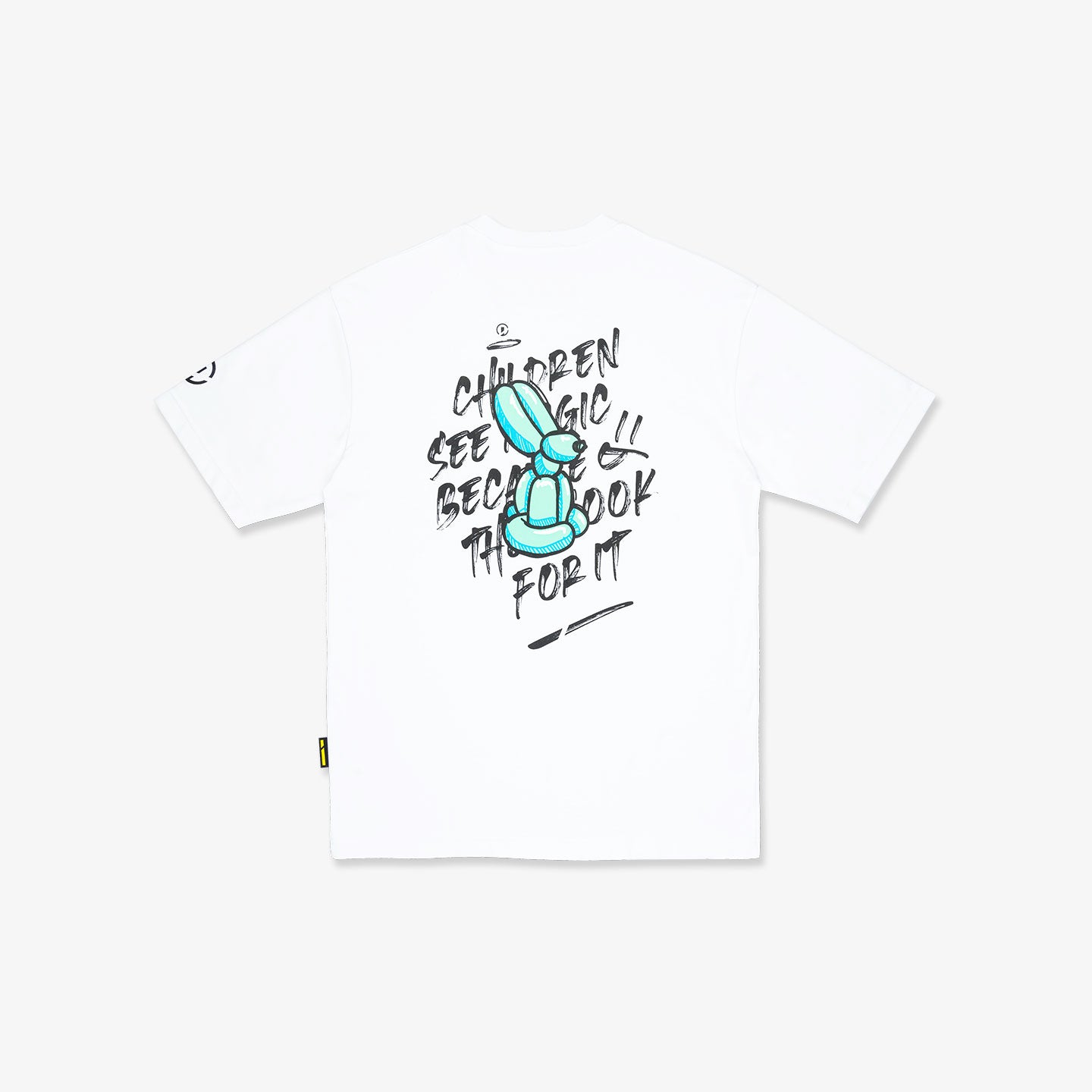 Balloon Bunny Oversized Tee - White