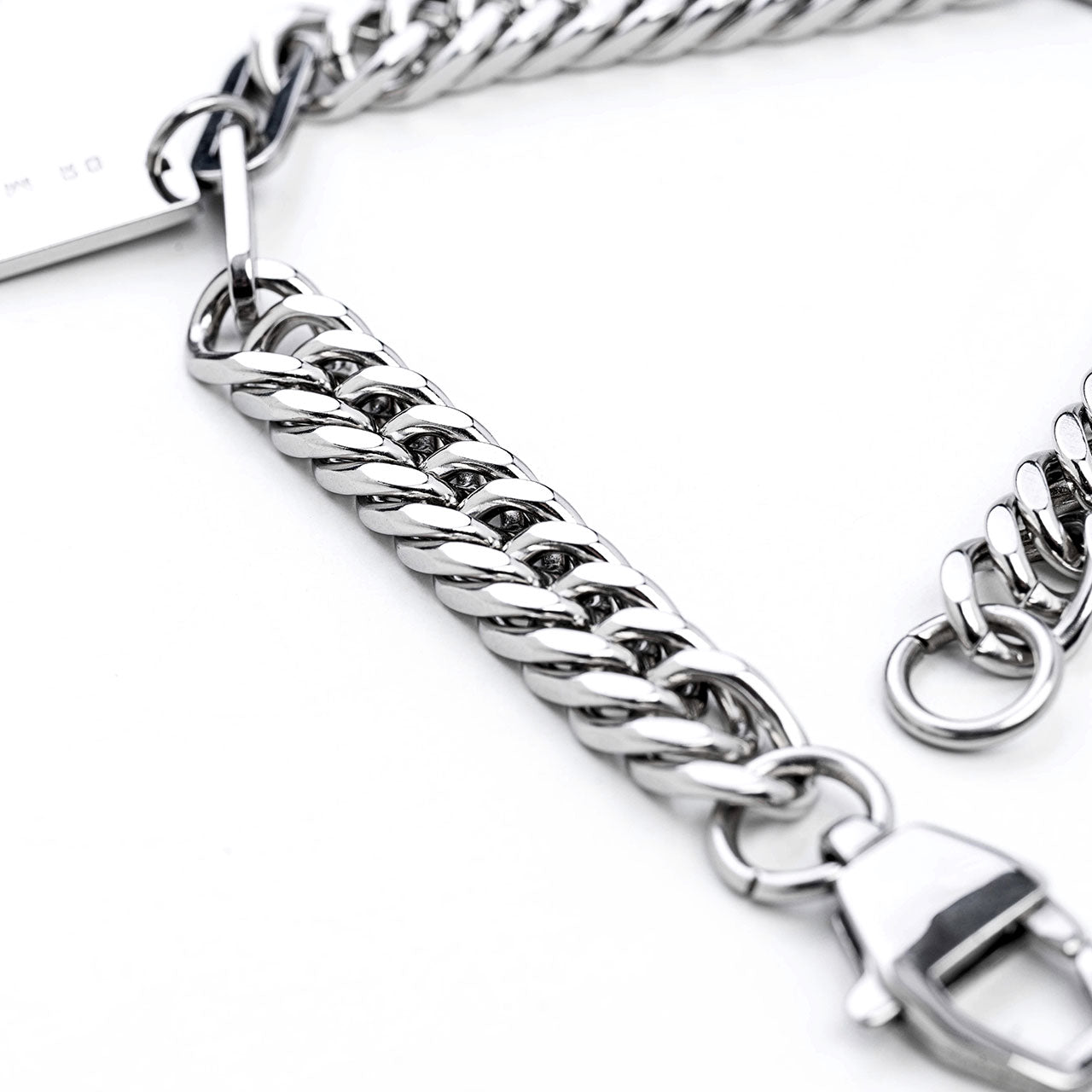Cuban Hybrid Chain Bracelet - Silver