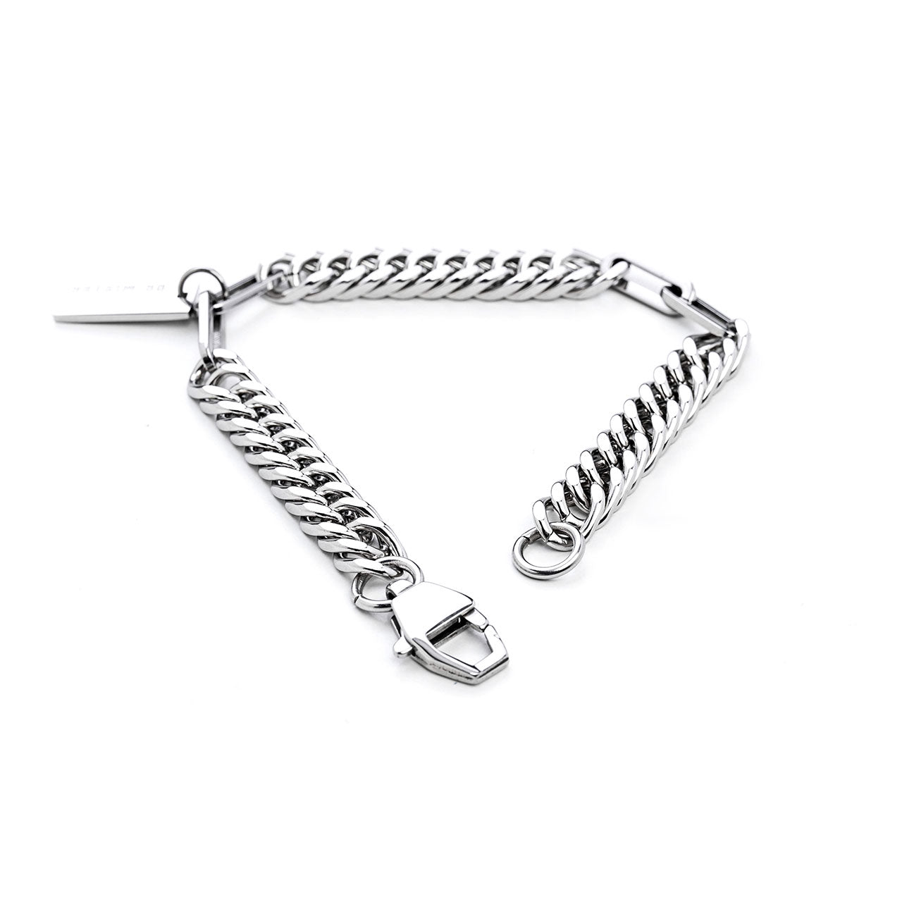 Cuban Hybrid Chain Bracelet - Silver