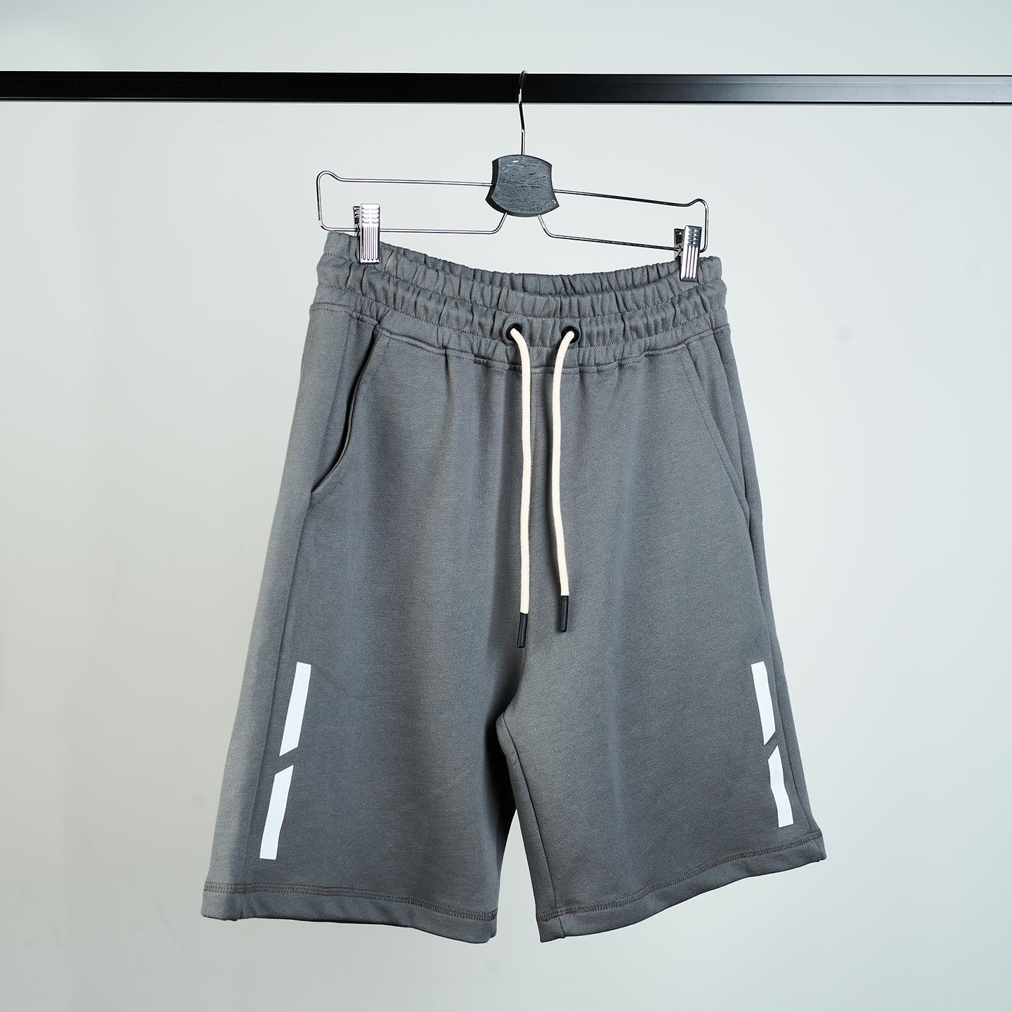 Terry Basic Track Short - Wolf Grey