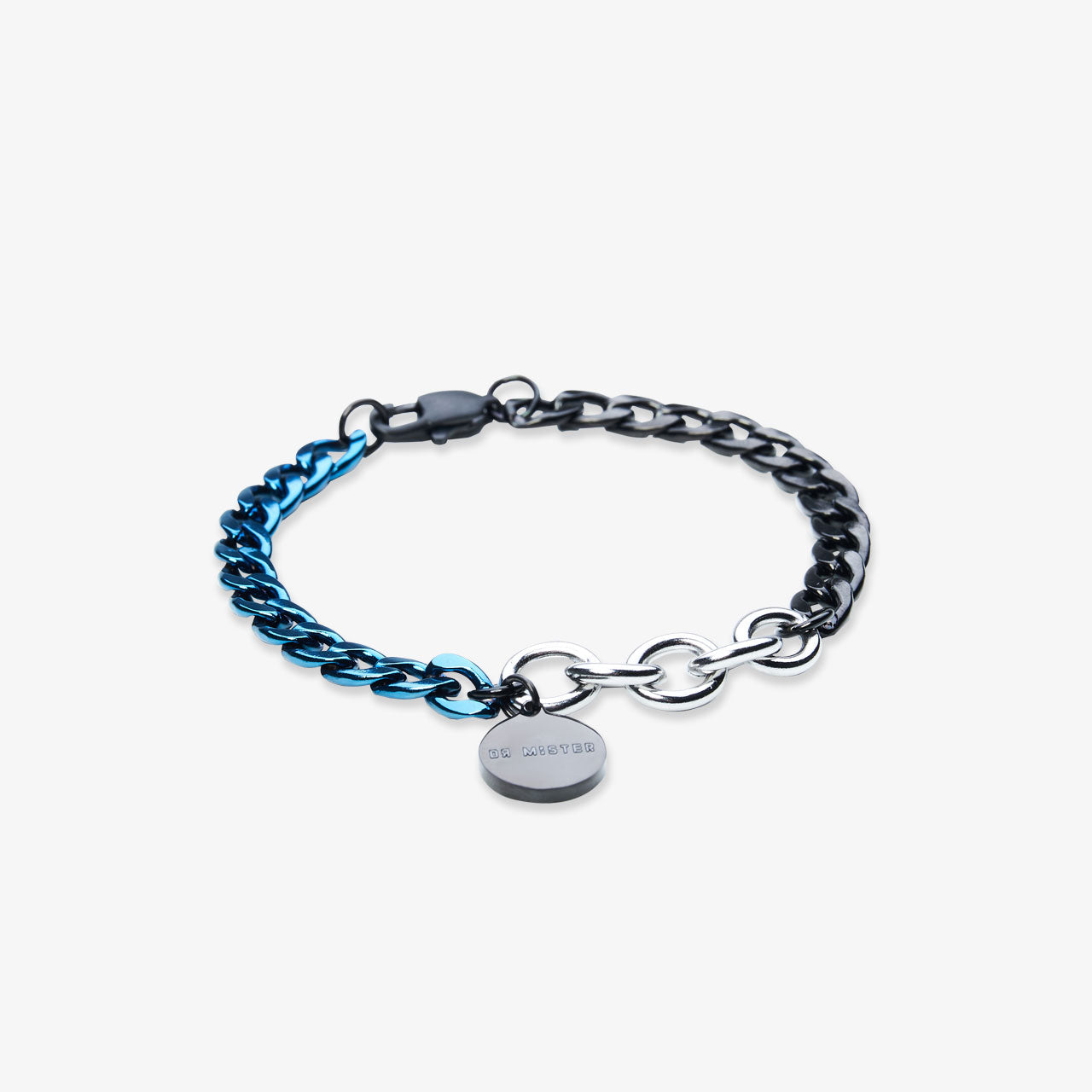 Duo-Tint Chain Bracelet Special Edition - Black/Blue