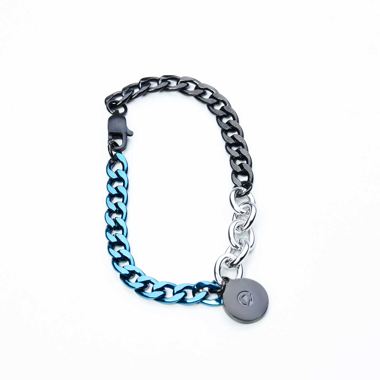 Duo-Tint Chain Bracelet Special Edition - Black/Blue