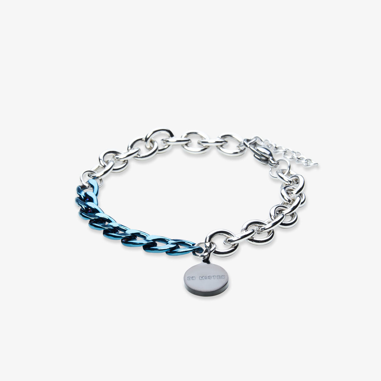 Mono Tint Chain Bracelet - Blue