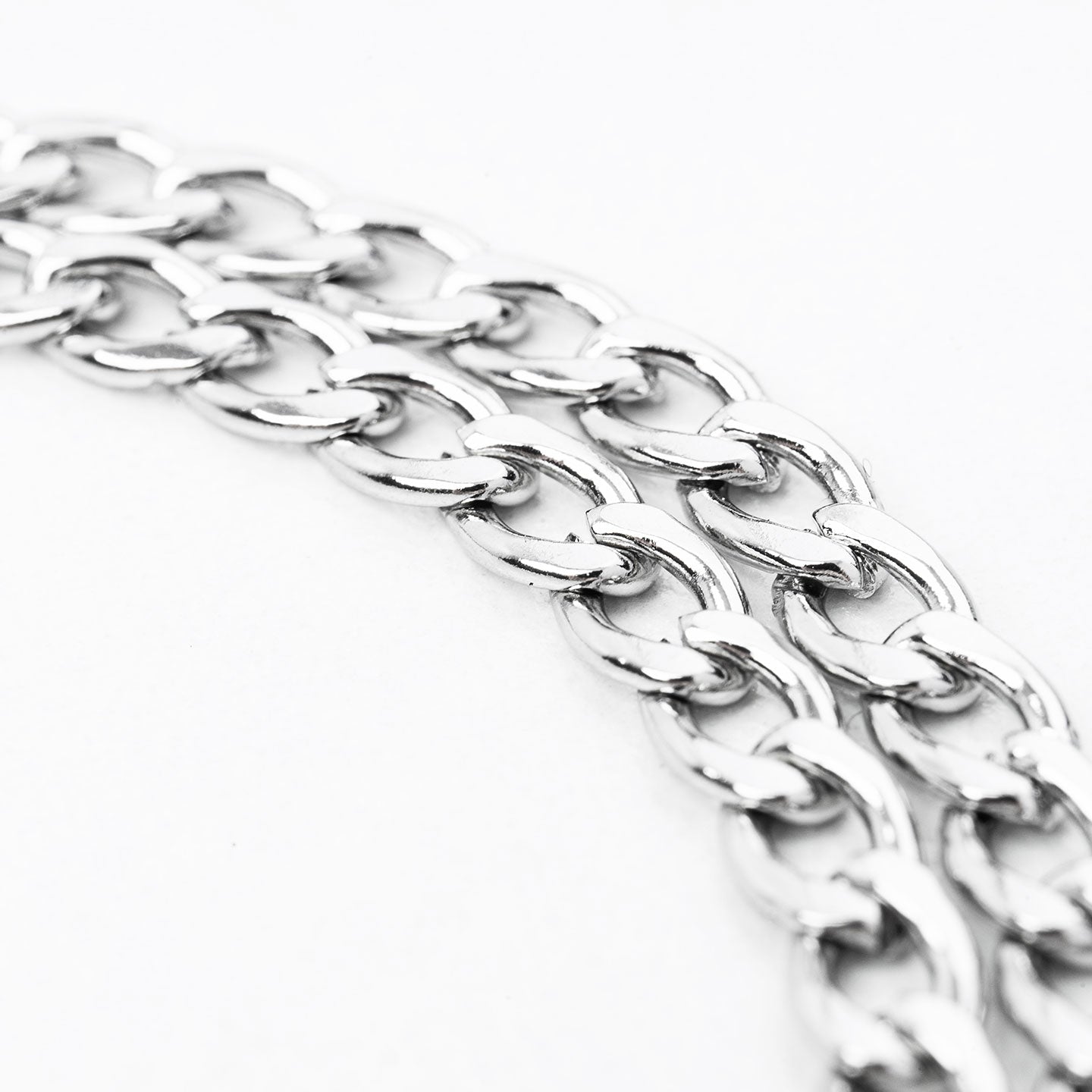 OS-Linked Duo Chain Bracelet - Silver