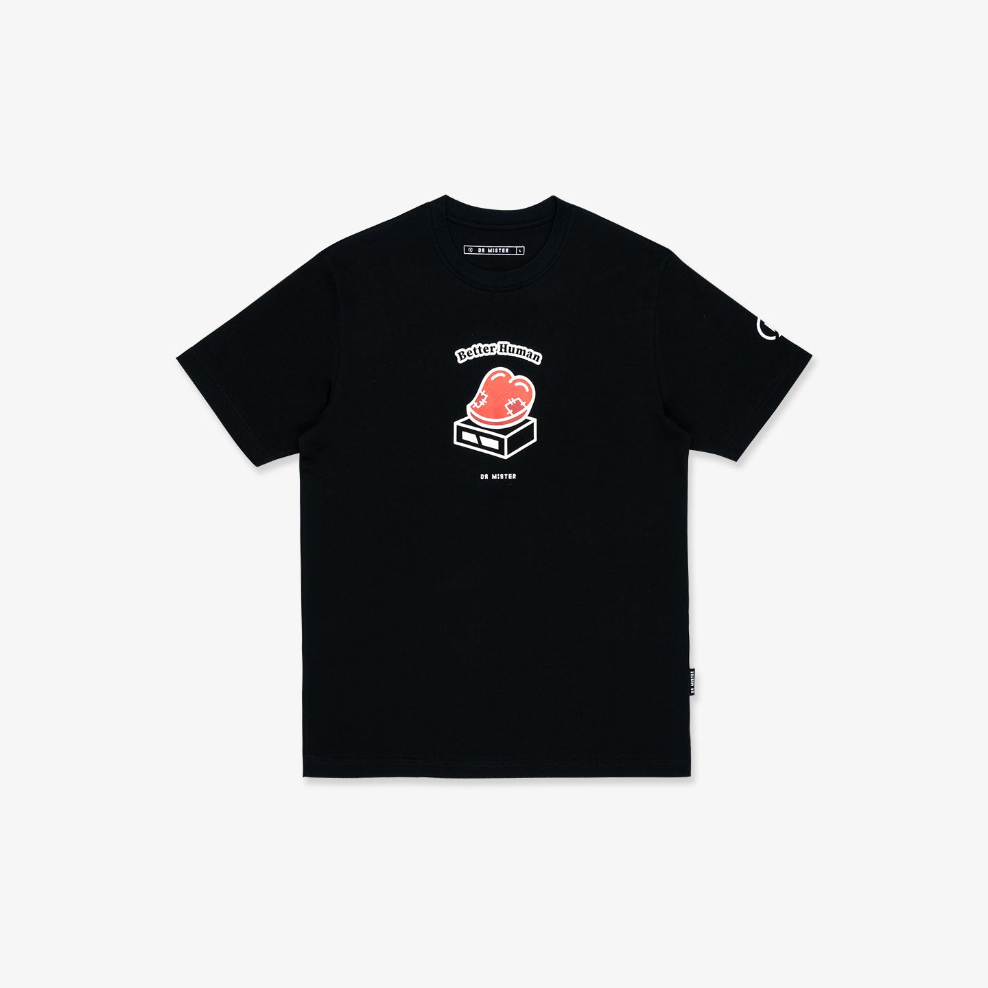 Patched Heart Tee - Black