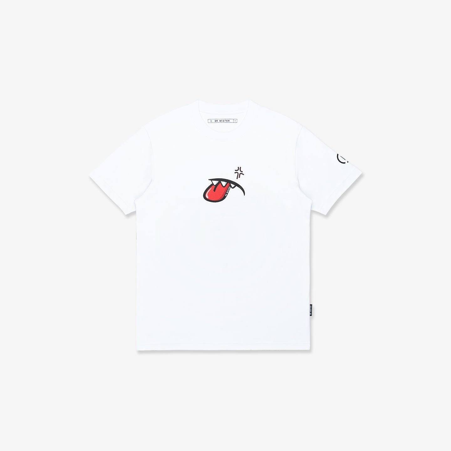 Rolling Tongue Tee - White
