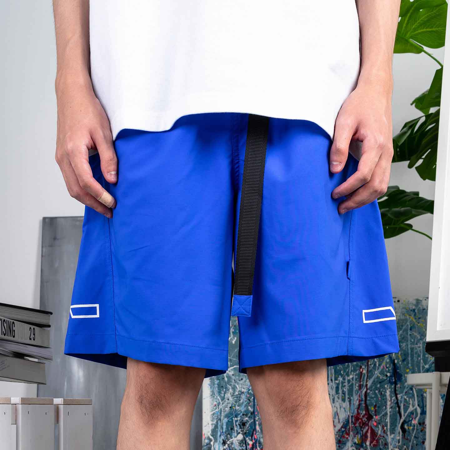Paneled Sage Shorts - Duke Blue